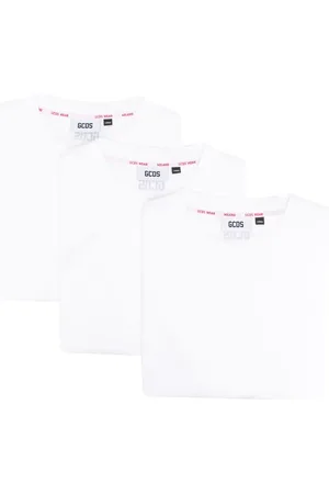 GCDS Lot de trois t-shirts à logo imprimé