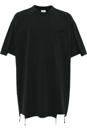 Vetements T-shirt en coton à broderies