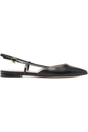 Gianvito Rossi Ballerines Ribbon Sling 05