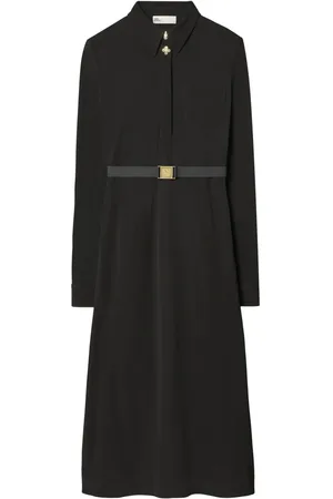 Tory Burch Robe-chemise à taille ceinturée