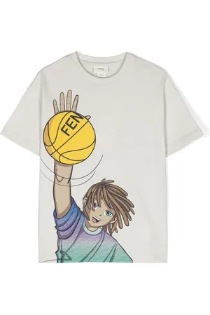 Fendi T-shirt à imprimé graphique