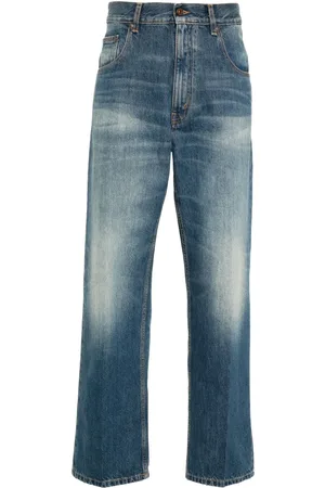 Victoria Beckham Jean droit à patch logo