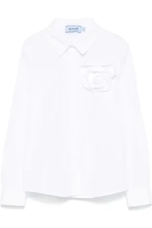 Mimisol Chemise à appliqué floral