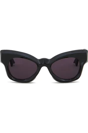Marni Lunettes de soleil tintées à monture papillon