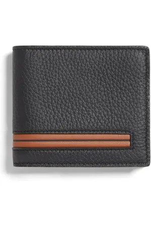 Ermenegildo Zegna Portefeuille en cuir à design pliant