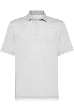 Brunello Cucinelli Polo à design superposé