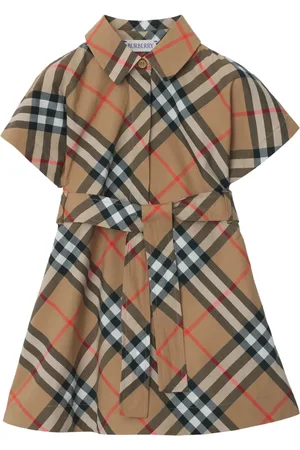 Burberry Robe-chemise à carreaux