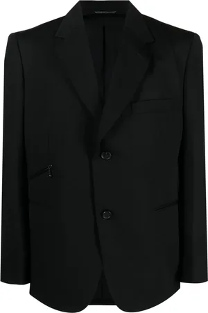 YOHJI YAMAMOTO Blazer en laine à simple boutonnage