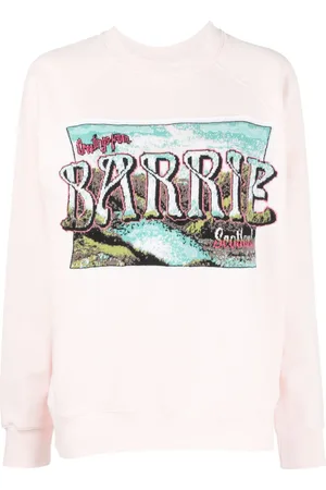 Barrie Sweat en coton à imprimé graphique