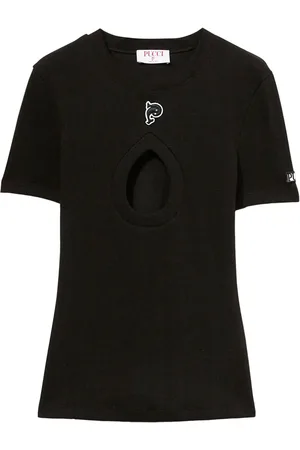 Puccini T-shirt à découpes