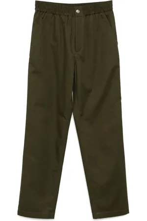 Maison Kitsuné Pantalon droit à taille élastique