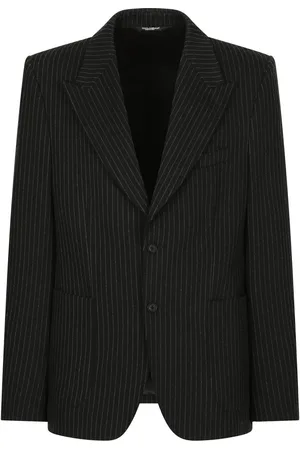 Dolce & Gabbana Blazer boutonné à fines rayures