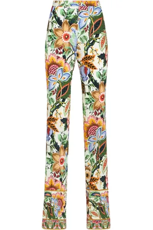 Etro Pantalon droit à fleurs