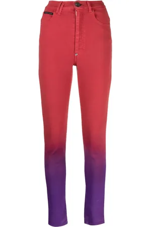 Philipp Plein Legging taille haute à effet dégradé