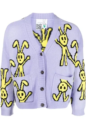 Natasha Zinko Cardigan à imprimé graphique