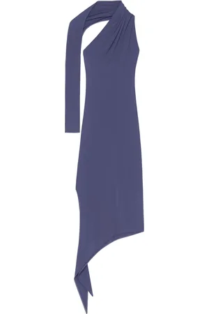 Courrèges Robe longue Slash en crêpe