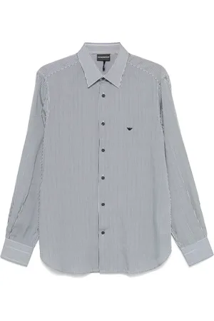 Emporio Armani Chemise à fines rayures