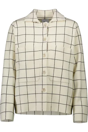 Allude Cardigan à motif grille