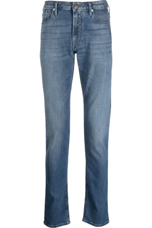 Emporio Armani Jean slim à taille mi-haute