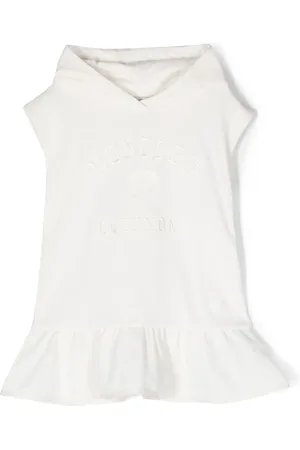 Moncler Robe volantée à capuche