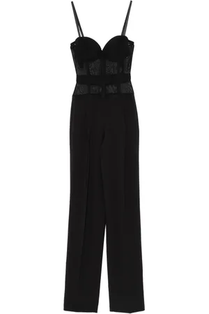 Elisabetta Franchi Combinaison à manches bouffantes