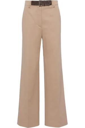Prada Pantalon Gabardine à coupe ample