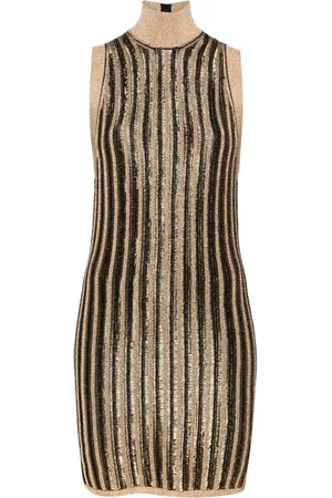 Tom Ford Robe courte en maille nervurée à coupe courte