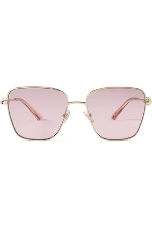 Jimmy Choo Lunettes de soleil à ornements en cristal
