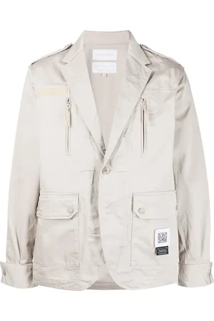 Fumito Ganryu Blazer boutonné à design multi-poches