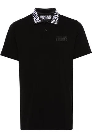 VERSACE Polo à col à logo