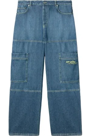 OFF-WHITE Jean Irregular à poches cargo