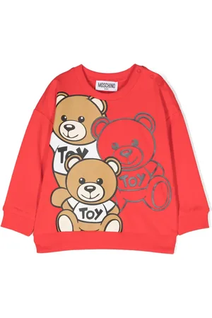 Moschino Sweat en coton à logo Teddy Bear