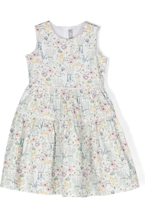 Il gufo Robe sans manches à fleurs