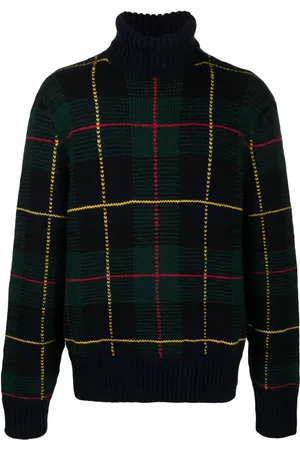 Ralph Lauren Manteau en laine à motif tartan
