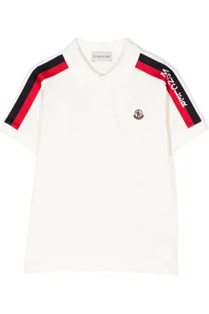 Moncler Polo à patch logo piqué