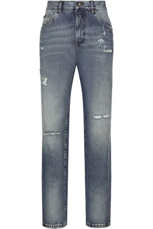 Dolce & Gabbana Jean ample à effet usé