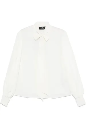 Etro Blouse en soie à col lavallière