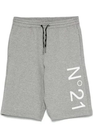 Nº21 Short à logo imprimé