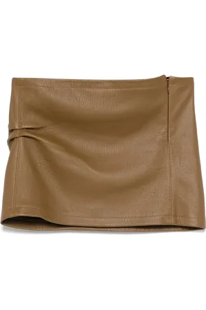 Jade Cropper Minijupe en cuir
