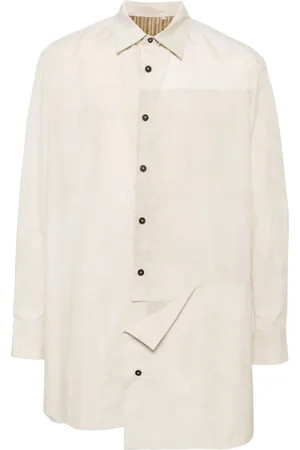ZIGGY CHEN Chemise en coton à découpes