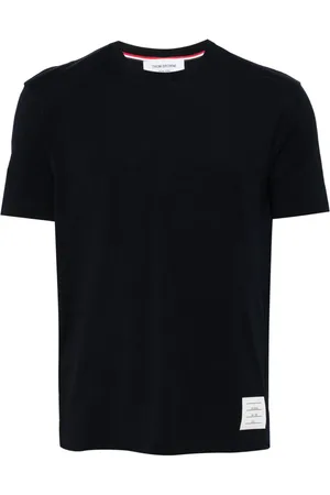 Thom Browne T-shirt à détail 4 bandes signature