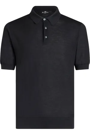 Etro Polo en maille à logo Pegaso brodé