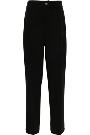 VERSACE Pantalon ample à design plissé
