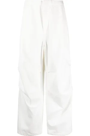 Jil Sander Pantalon en coton à coupe droite
