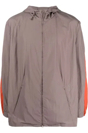 Y-3 Veste colour block à capuche