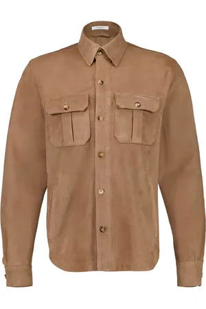 Boglioli Chemise en cuir