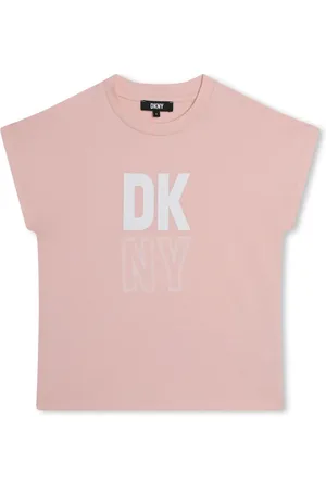 DKNY T-shirt en coton biologique à logo imprimé
