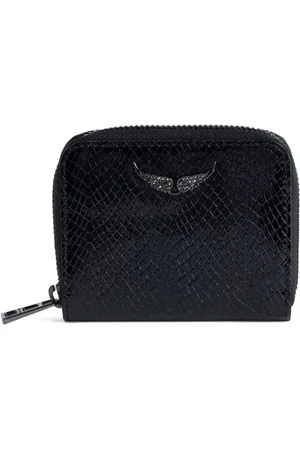 Zadig & Voltaire Portefeuille à effet peau de crocodile