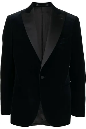 N.PEAL Veste de smoking à effet en velours