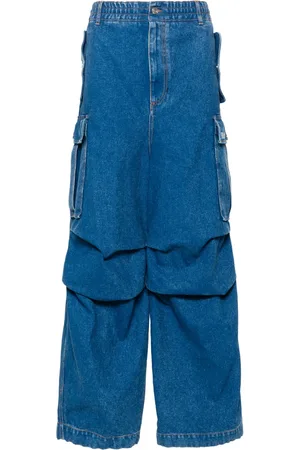 Marni Jean cargo à patch logo